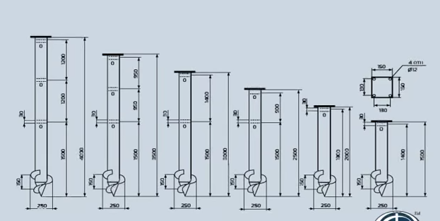 Чертеж оголовок сваи