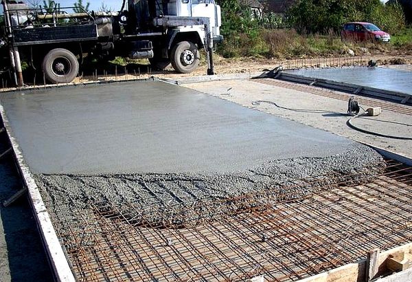  Заливка бетона